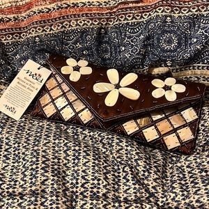 Mother of Pearl Handmade Clutch By Mad by Design